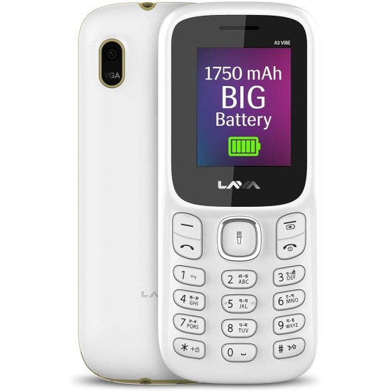 Lava A3 Vibe Dual Sim Feature Phone