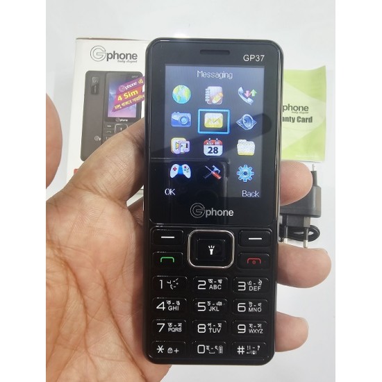 Gphone GP37 Button Phone Four Sim 