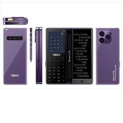 Vmax V18 Notepad Fold Phone With Wrighting pad 