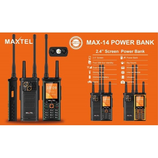 Maxtel MX14 Power Bank Mobile 5500 Mah Battery