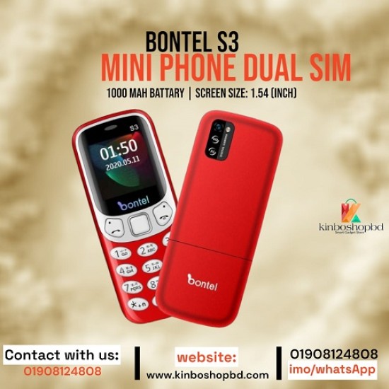 Bontel S3 Mini Phone Dual Sim