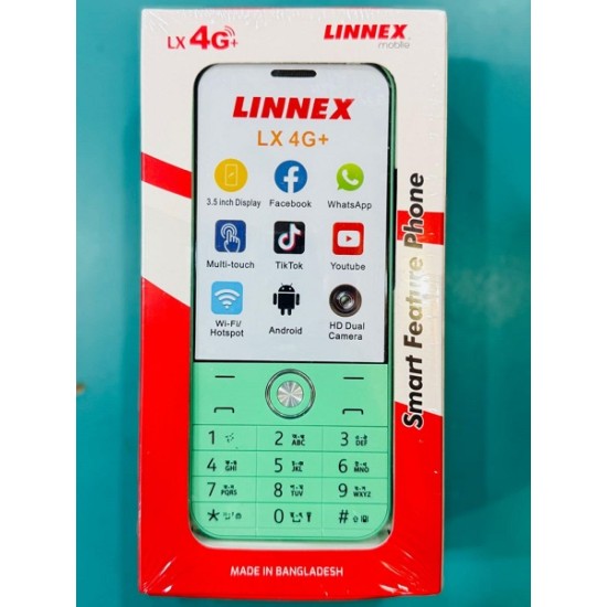 Linnex LX 4G+ Smart Feature Phone Dual Sim Linnex LX 4G+ Smart Feature Phone Dual Sim