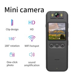 CS12 Body Camera Back clip Digital video recorder