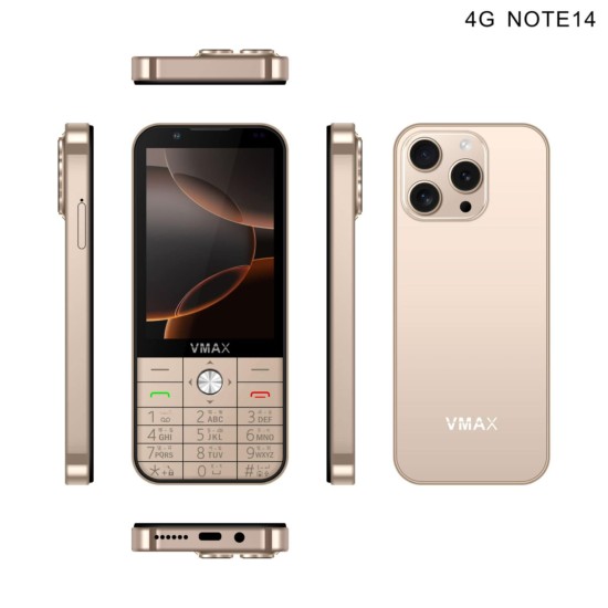 Vmax note14 mobile 4g Dual Sim 4GB Ram 64GB Rom