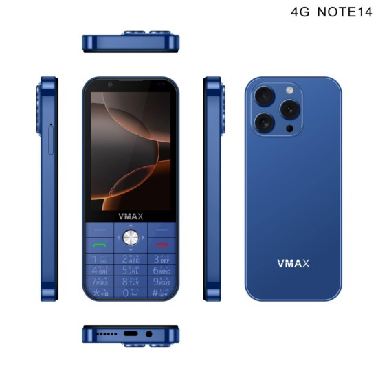 Vmax note14 mobile 4g Dual Sim 4GB Ram 64GB Rom