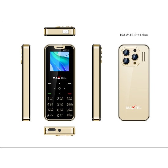 Maxtel Max11 Card Phone 