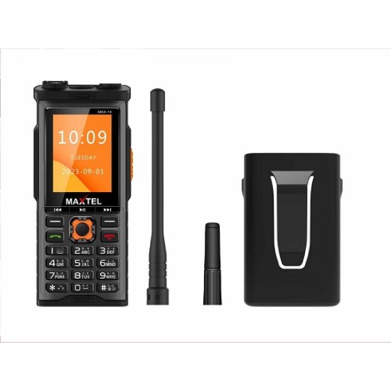 Maxtel Max14 Dual Antina Power Bank Mobile Four Sim Orange