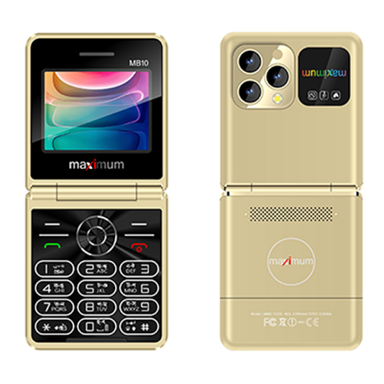 Maximum MB10 Diamond Folding Feature Phone