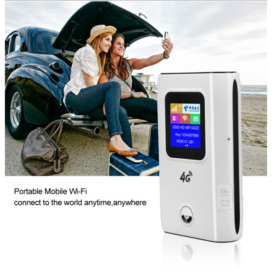 Portable Wifi Router 4G Lte Wifi Wireless Router 6800MAh Battery