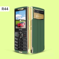 Geo R44  Mobile Leather Finish Back Part Type C Charging