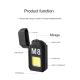 Super Bright MINI COB Outdoor Flashlight with Usb Lighter