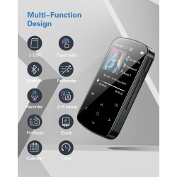 M9 Bluetooth MP3 Player Mini Clip Keypad Touch
