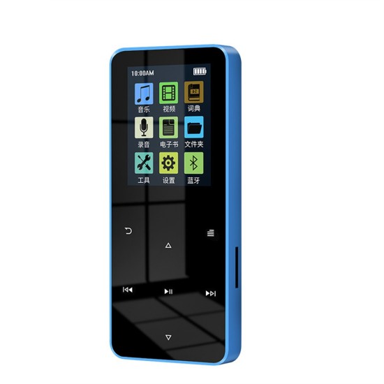 S308 MP3 Player (TF) with Bluetooth Built-In Speaker Touch Key