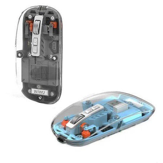 WiWU Crystal Magnetic Wireless Mouse Transparent