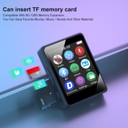 MP3 Player Support TF Card Bluetooth 5.0 