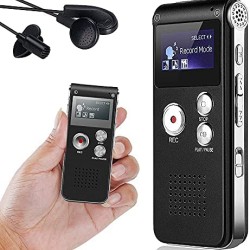 8GB Digital Audio Voice Recorder With Mp3 