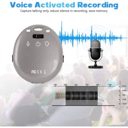 Keychain Digital Voice Recorder 8GB 