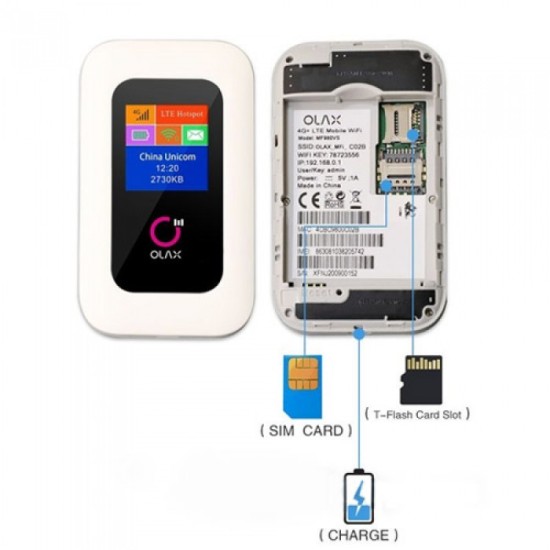 OLAX MF980L Pocket Wifi Router 2100mAh Battery