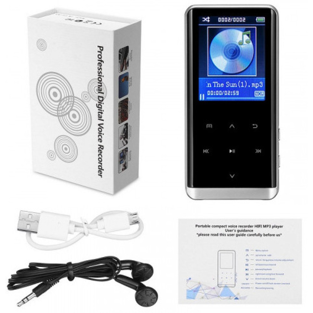 M13 MP3 PLAYER 8GB Bluetooth Lossless HIFI Music player Price in