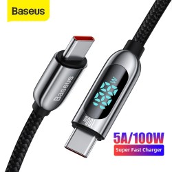 Baseus Display Fast Charging Data Cable Type-C to Type-C