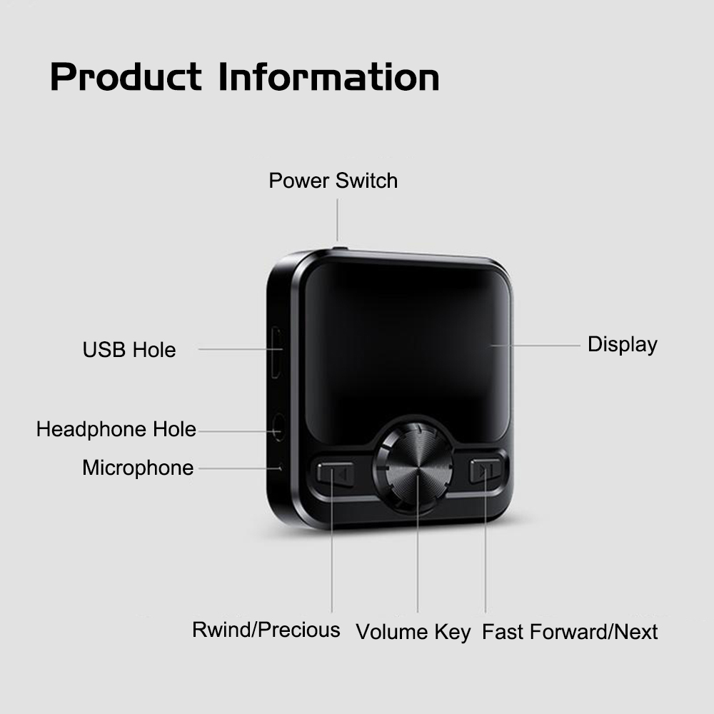 JNN M9 HIFI Sports Bluetooth MP3 Player Voice Recorder Hifi MP3 Price