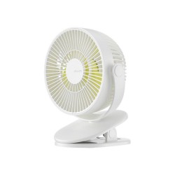 JISULIFE FA29A Clip On Desk Fan 4000mAh Rechargeable 