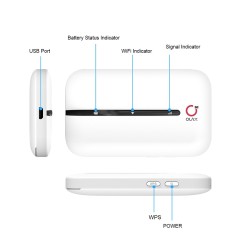 OLAX MT10 4G+ LTE Mobile WiFi Router Hotspot With 3,000mAh Battery