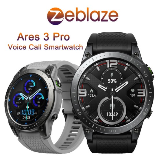 Zeblaze Ares 3 Pro Smart Watch Ultra HD AMOLED Display