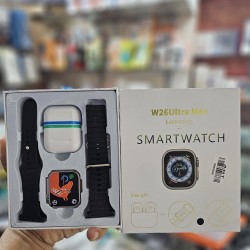 W26 Ultra Max Smart Watch With Earpods 