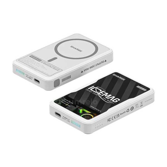 Sharge ICEMAG 10000mAh Active Cooling Magnetic Power Bank