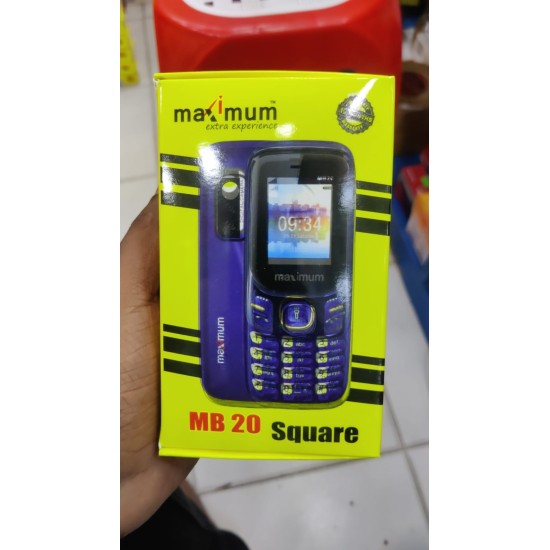 Maximum MB20 Square Dual Sim Mobile