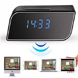 Table Clock Wifi IP Camera Video with Voice Recorder